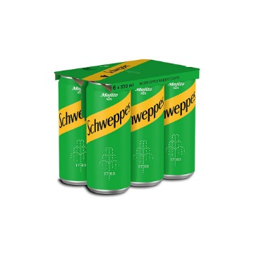 SCHWEPPES MOJITO 330ml (6τεμ)