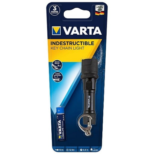 VARTA ΦΑΚΟΣ  INDESTRUCTIBLE FLASHLITE KEY CHAIN 1A