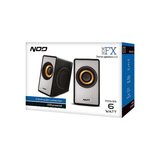 ΣΤΕΡΕΟΦΩΝΙΚΑ ΗΧΕΙΑ 2.0 6W NOD SIDEFX