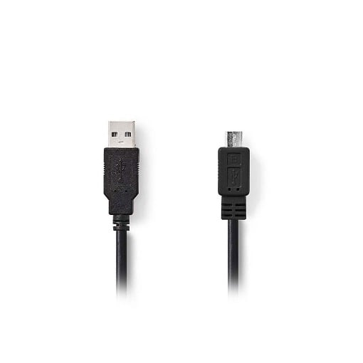 ΚΑΛΩΔΙΟ USB HIGH-SPEED A - MICRO B USB 2m NEDIS CCGB60500BK20