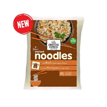 O.EXPRESS NOODLES 87gr. - (ΜΟΣΧΑΡΑΚΙ & ΜΑΥΡΟ ΠΙΠΕΡΙ) 87gr