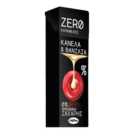 ΛΑΒΔΑΣ ΚΑΡΑΜΕΛΕΣ 0% ΖΑΧΑΡΗ 32gr - (ΚΑΝΕΛΑ - ΒΑΝΙΛΙΑ)