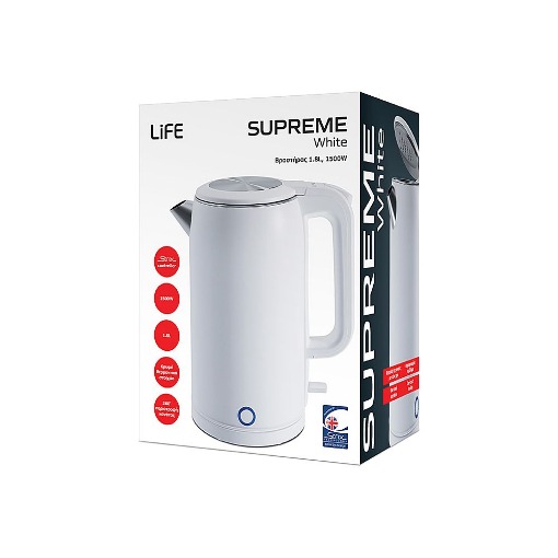 ΒΡΑΣΤΗΡΑΣ 1.8L  1.500W  LIFE SUPREME WHITE
