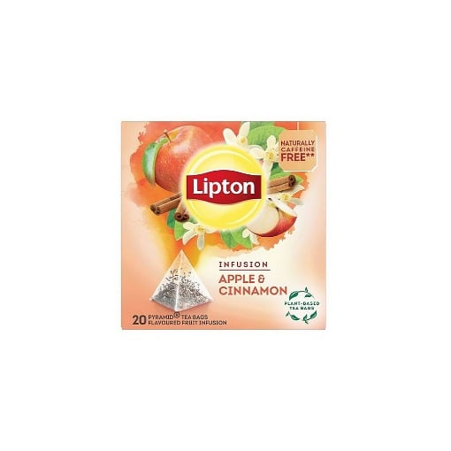 LIPTON ΤΣΑΙ ΠΥΡΑΜΙΔΑ 20x1,5g - (APPLE & CINNAMON)