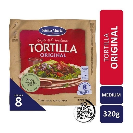 ΠΙΤΑ TORTILLA MEDIUM 320g SANTA MARIA