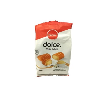 PANINI DOLCE MINI BITES ΚΡΕΜΑ ΒΑΝΙΛΙΑ 120g