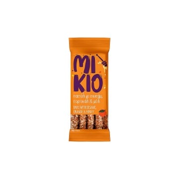 ΜΠΑΡΑ ΜΕ ΣΟΥΣΑΜΙ ΜΙΚΙΟ 40g - (ΠΟΡΤΟΚΑΛΙ & ΜΕΛΙ)