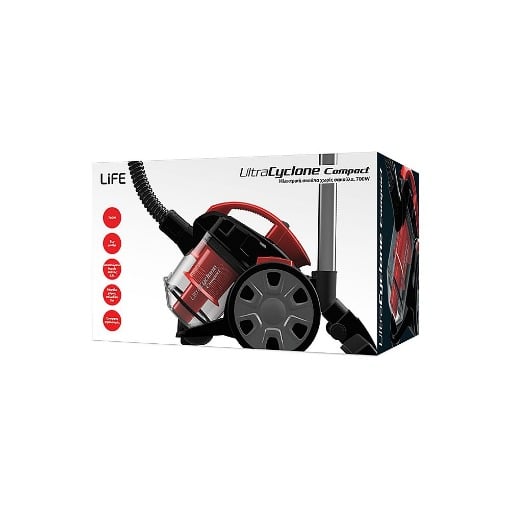 ΗΛΕΚΤΡΙΚΗ ΣΚΟΥΠΑ ΧΩΡΙΣ ΣΑΚΟΥΛΑ 700W LIFE ULTRA CYCLONE COMPACT