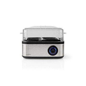 ΒΡΑΣΤΗΡΑΣ ΑΥΓΩΝ ΑΝΟΞΕΙΔΩΤΟΣ (1-8 ΑΥΓΑ) 500W NEDIS KAEB130EAL BLACK
