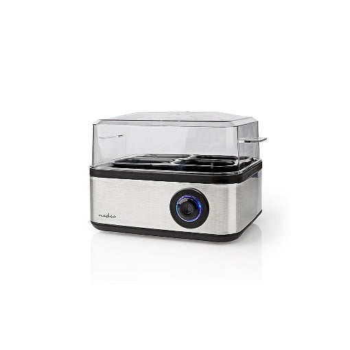 ΒΡΑΣΤΗΡΑΣ ΑΥΓΩΝ ΑΝΟΞΕΙΔΩΤΟΣ (1-8 ΑΥΓΑ) 500W NEDIS KAEB130EAL BLACK