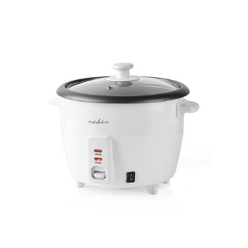 ΒΡΑΣΤΗΡΑΣ ΡΥΖΙΟΥ 0.6L NEDIS KARC06WT WHITE