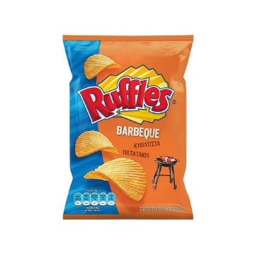 RUFFLES CHIPS 155g - (BBQ)