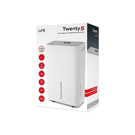 ΑΦΥΓΡΑΝΤΗΡΑΣ 25L - ΚΑΘΑΡΙΣΤΗΣ ΚΑΙ ΙΟΝΙΣΤΗΣ LIFE TWENTY5