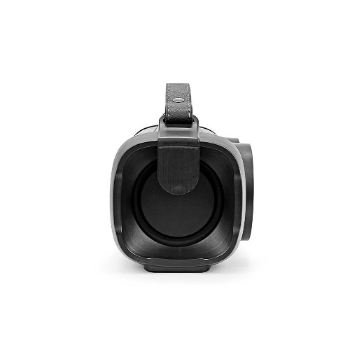 ΦΟΡΗΤΟ TWS ΗΧΕΙΟ BLUETOOTH 24W ΜΕ ΔΕΡΜΑΤΙΝΗ ΛΑΒΗ ΜΕΤΑΦΟΡΑΣ NEDIS SPBB306BK