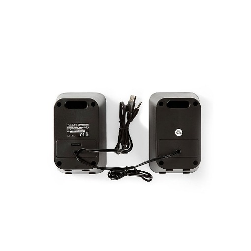 RGB ΣΤΕΡΕΟΦΩΝΙΚΑ ΗΧΕΙΑ GAMING 2.0 10W NEDIS GSPR20020BK