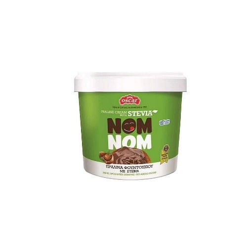OSCAR NOM NOM ΠΡΑΛΙΝΑ ΦΟΥΝΤΟΥΚΙΟΥ ΜΕ STEVIA 320g - (SUGAR FREE)