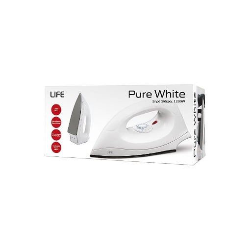 ΞΗΡΟ ΣΙΔΕΡΟ 1200W LIFE PURE WHITE
