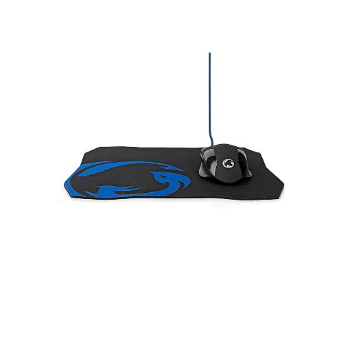 GAMING ΣΕΤ ΜΕ ΕΝΣΥΡΜΑΤΟ ΠΟΝΤΙΚΙ ΚΑΙ MOUSEPAD NEDIS GMMP110BK