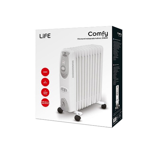 ΗΛΕΚΤΡΙΚΟ ΚΑΛΟΡΙΦΕΡ ΛΑΔΙΟΥ 2500W LIFE COMFY