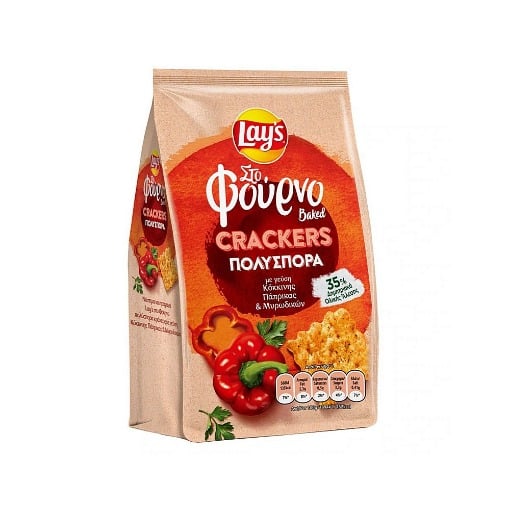 LAYS CRACKER ΠΑΠΡΙΚΑ ΚΑΙ ΜΥΡΩΔΙΚΑ 80g