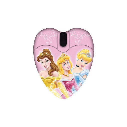ΣΕΤ MINI ΟΠΤΙΚΟ ΠΟΝΤΙΚΙ ΚΑΙ MOUSEPAD ΜΕ ΜΟΤΙΒΟ PRINCESS , 1.000 DPI , DSY TP2003