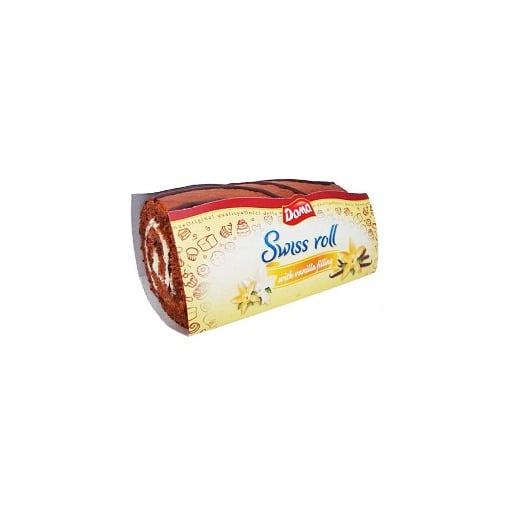 DOMA SWISS ROLL 115gr. - (ΚΑΚΑΟ ΜΕ ΒΑΝΙΛΙΑ)