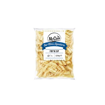 MCCAIN ΠΑΤΑΤΕΣ ΠΡΟΤΗΓΑΝΙΣΜΕΝΕΣ ΛΟΥΚΙ FRY & DIP (ΚΑΤΑΨΥΞΗ) 2.5KG