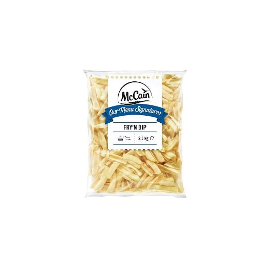 MCCAIN ΠΑΤΑΤΕΣ ΠΡΟΤΗΓΑΝΙΣΜΕΝΕΣ ΛΟΥΚΙ FRY & DIP (ΚΑΤΑΨΥΞΗ) 2.5KG