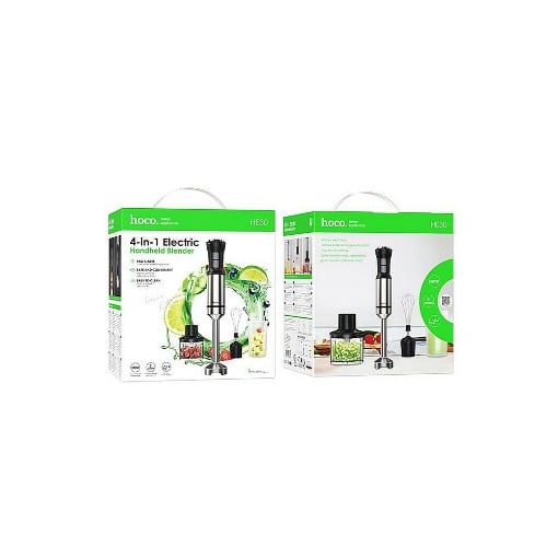 HOCO HE30 ΡΑΒΔΟΜΠΛΕΝΤΕΡ, 4 ΙΝ 1, 700ml, 500W, 2 ΤΑΧΥΤΗΤΕΣ, ΑΣΗΜΙ