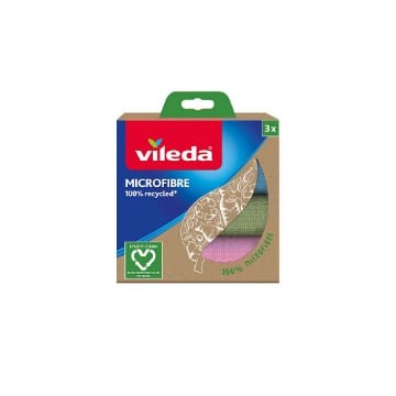 VILEDA ΠΕΤΣΕΤΕΣ MICROFIBRE 100% RECYCLED (3TMX)
