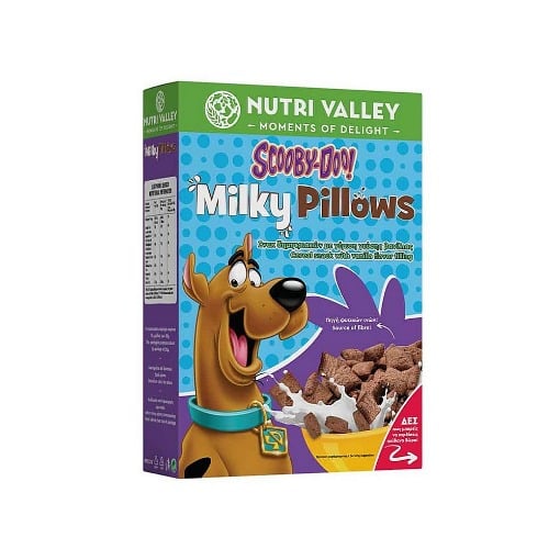 NUTRI VALLEY ΔΗΜΗΤΡΙΑΚΑ SCOOBY-DOO MILKY PILLOWS 375g