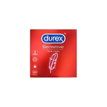 DUREX  SENSITIVE ΠΡΟΦΥΛΑΚΤΙΚΑ THIN FEEL 3τμχ