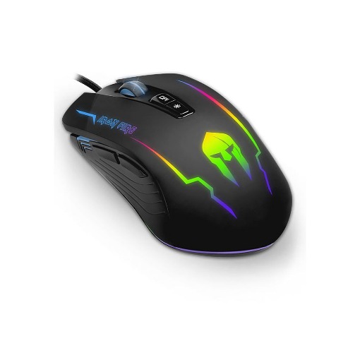 ΕΝΣΥΡΜΑΤΟ RGB GAMING MOUSE ΜΕ ΑΝΑΛΥΣΗ ΕΩΣ 3.200 DPI, NOD IRON FIRE