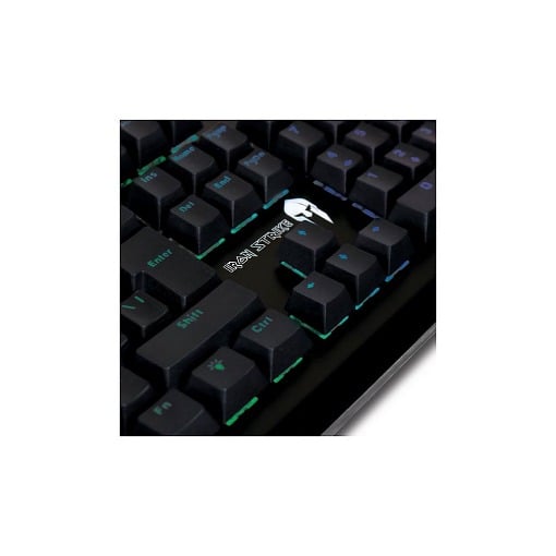 ΕΝΣΥΡΜΑΤΟ ΜΗΧΑΝΙΚΟ GAMING ΠΛΗΚΤΡΟΛΟΓΙΟ ΜΕ BACKLIGHT RGB ΚΑΙ ΕΠΙΦΑΝΕΙΑ ΑΠΟ ΑΛΟΥΜΙΝΙΟ NOD IRON STRIKE