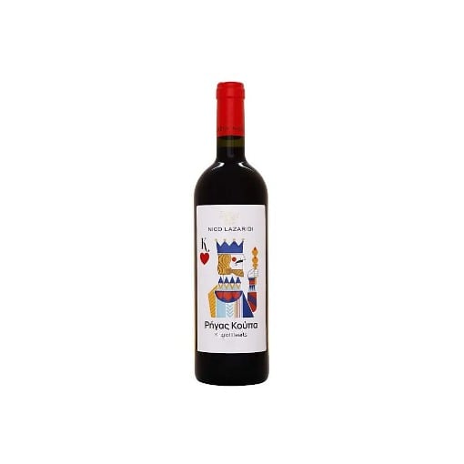 ΛΑΖΑΡΙΔΗ ΡΗΓΑΣ ΚΟΥΠΑ ΕΡΥΘΡΟ ΞΗΡΟ 750ml (MERLOT, ΞΙΝΟΜΑΥΡΟ)