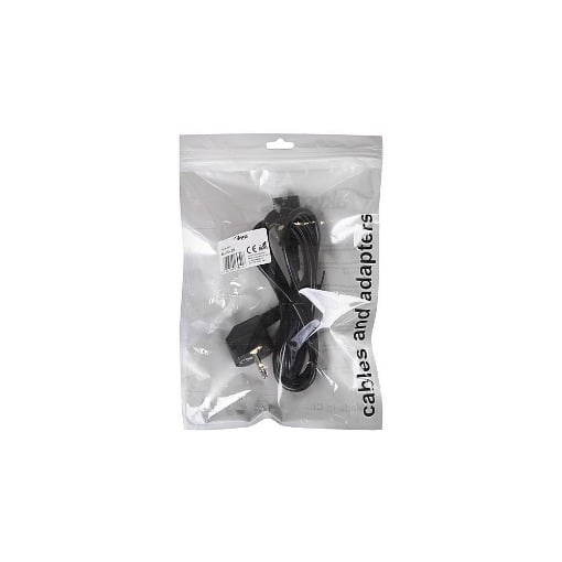 ΚΑΛΩΔΙΟ ΤΡΟΦΟΔΟΣΙΑΣ SCHUKO MALE -IEC-C13 ΘΗΛΥΚΟ  1.5m BLACK
