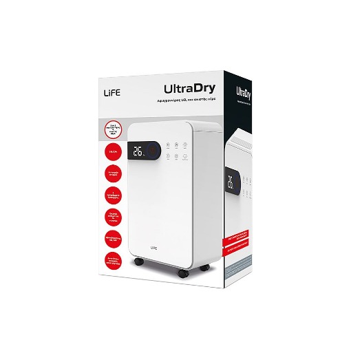 ΑΦΥΓΡΑΝΤΗΡΑΣ 16L ΚΑΙ ΙΟΝΙΣΤΗΣ ΑΕΡΑ LIFE ULTRADRY