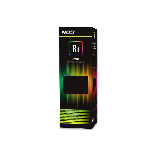 RGB GAMING MOUSEPAD 350x250x3mm NOD R1