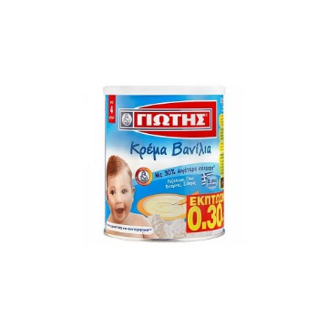 ΓΙΩΤΗΣ ΚΡΕΜΑ ΒΑΝΙΛΙΑ 300gr. - (-0,30€)