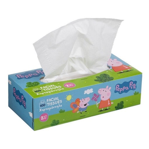 ΧΑΡΤΟΜΑΝΤΗΛΑ FACIAL PEPPA PIG 2ΦΥΛΛΑ (100ΤΜΧ)