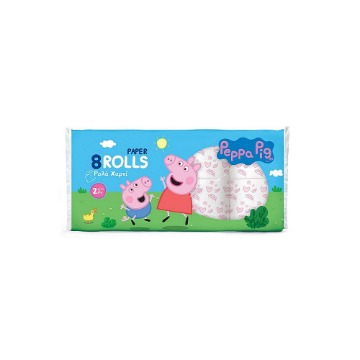 ΧΑΡΤΙ ΥΓΕΙΑΣ PEPPA PIG 2ΦΥΛΛΟ (8Χ75g)