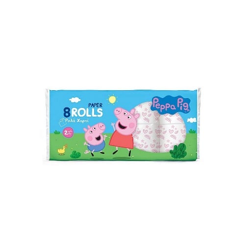 ΧΑΡΤΙ ΥΓΕΙΑΣ PEPPA PIG 2ΦΥΛΛΟ (8Χ75g)
