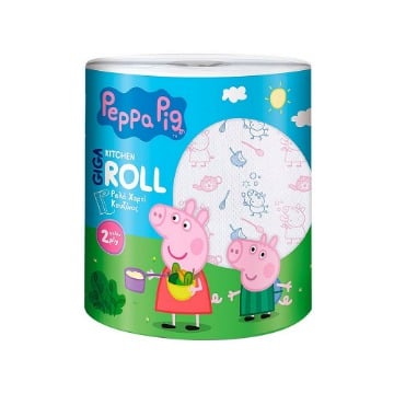 ΧΑΡΤΙ ΚΟΥΖΙΝΑΣ 2ΦΥΛΟ PEPPA PIG