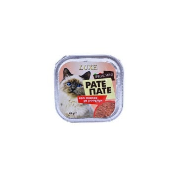 LUXE ΓΑΤΟΤΡΟΦΗ PATE 100gr. - (MANZO)