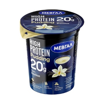 ΜΕΒΓΑΛ HIGH PROTEIN ΠΟΥΤΙΓΚΑ 200g - (ΒΑΝΙΛΙΑ)