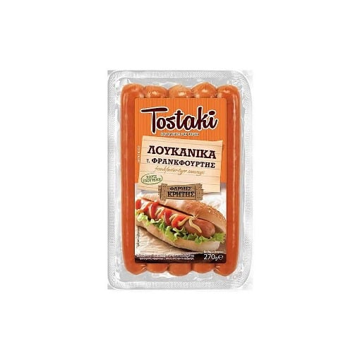 TOSTAKI ΛΟΥΚΑΝΙΚΑ ΦΡΑΝΚΦΟΥΡΤΗΣ 270GR