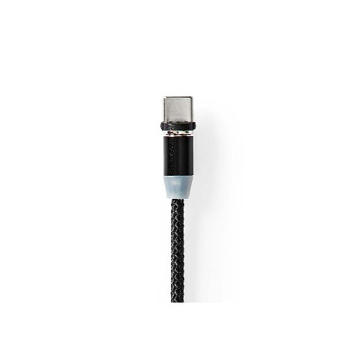 ΚΑΛΩΔΙΟ USB HIGH-SPEED A - MICRO B USB/ USB-C 2m ΜΕ ΜΑΓΝΗΤΙΚΟ ΑΚΡΟ  NEDIS CCGB60630BK20