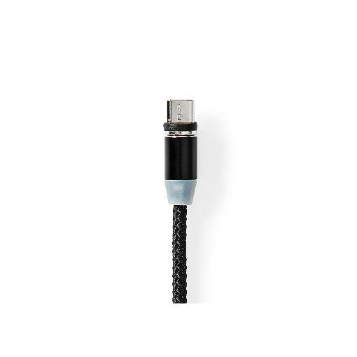 ΚΑΛΩΔΙΟ USB HIGH-SPEED A - MICRO B USB/ USB-C 2m ΜΕ ΜΑΓΝΗΤΙΚΟ ΑΚΡΟ  NEDIS CCGB60630BK20