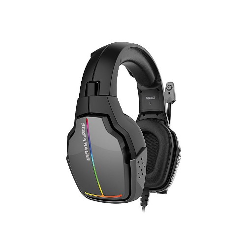 GAMING HEADSET ΜΕ ΑΝΑΔΙΠΛΟΥΜΕΝΟ ΜΙΚΡΟΦΩΝΟ ΚΑΙ RAINBOW RGB LED ΦΩΤΙΣΜΟ NOD SCREAMAGER