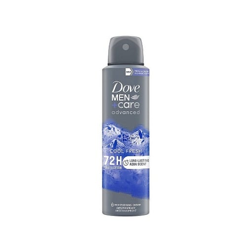 DOVE MEN CARE ADVANCED ΑΠΟΣΜΗΤΙΚΟ SPRAY 72h 150ml - (COOL FRESH)